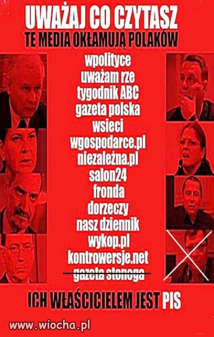 PiS kupil media za miliardy, zeby szerzyc propagande!
