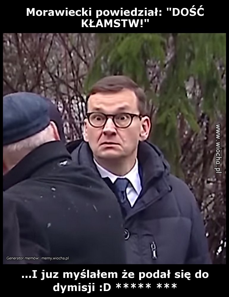 Morawiecki powiedział: 