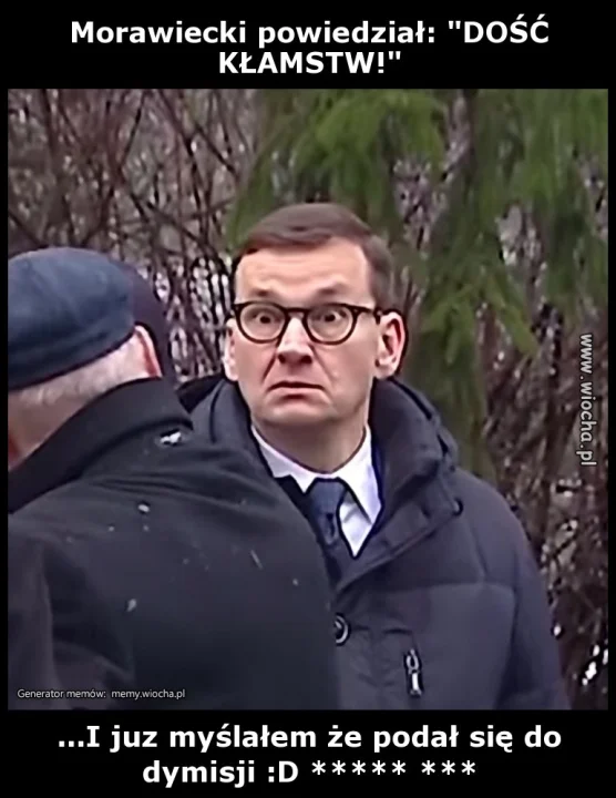 Morawiecki powiedział: 