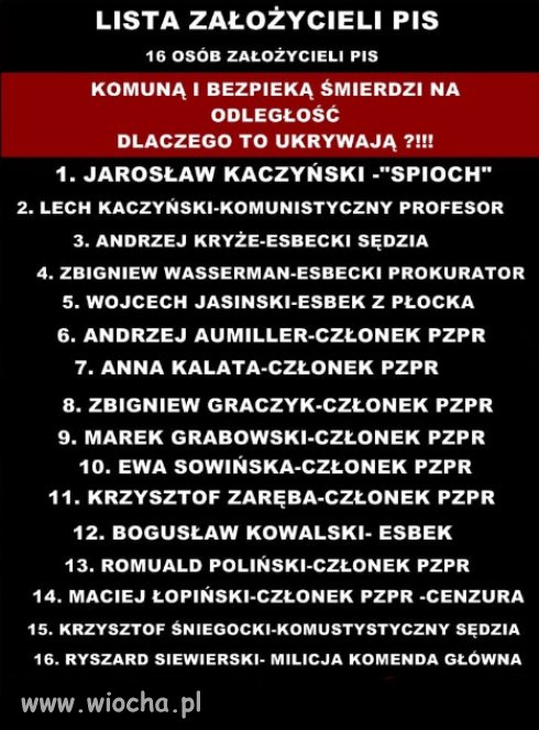 PiS to PRL bis...