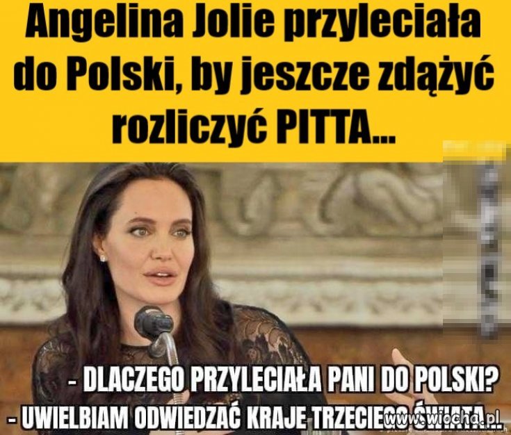 Angelina Jolie przyleciała do Polski, by jeszcze zdążyć rozliczyć 