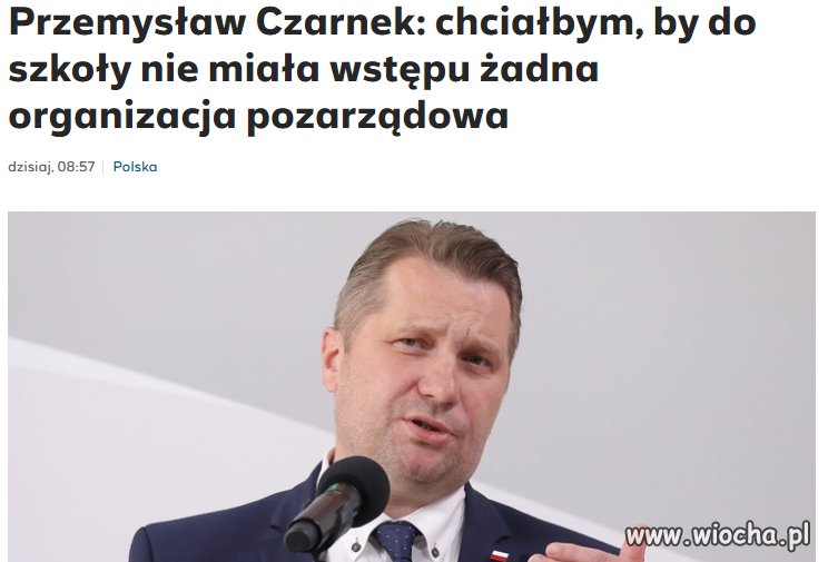 To na dobry początek wywalić religie