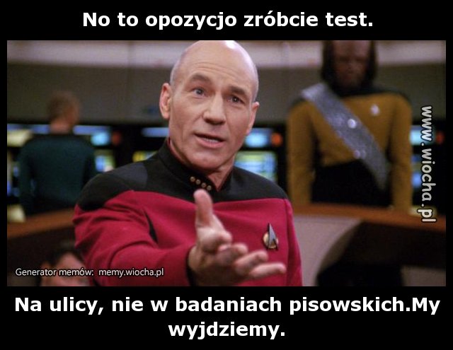 No to opozycjo zróbcie test.
