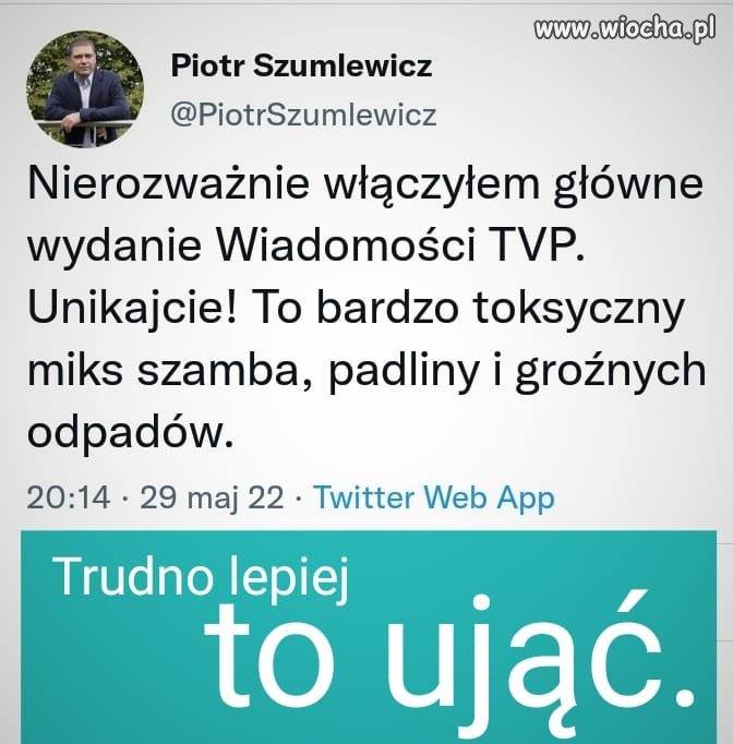Nie zatruwajmy sobie głowy szambem