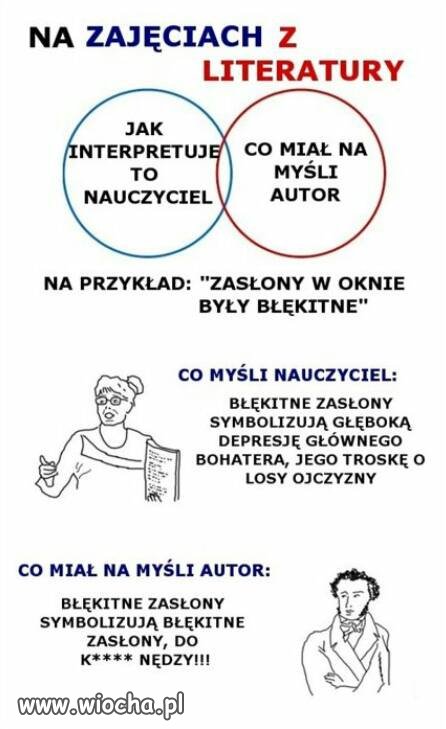 Co miał na myśli autor