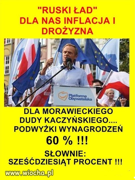 Za rzadow PiSu, sa rowni i rowniejsi...