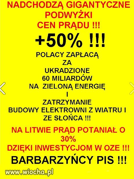 żeby Polakom żyło się lepiej...jak obiecywał PiS!