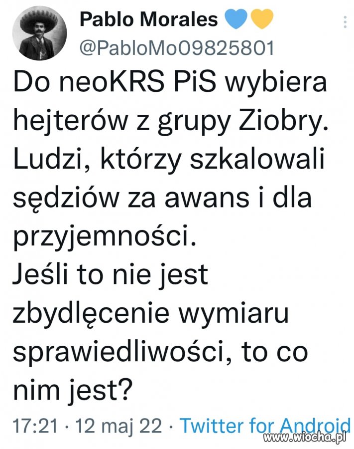 Straszne, ale to jest wina wyborców - wybrali i mają