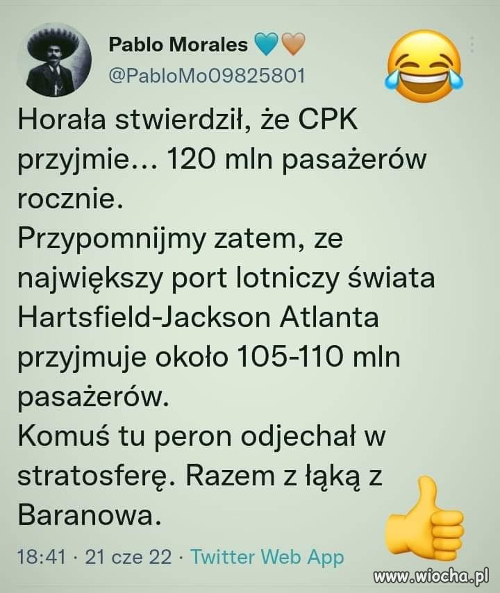 Odleciał 