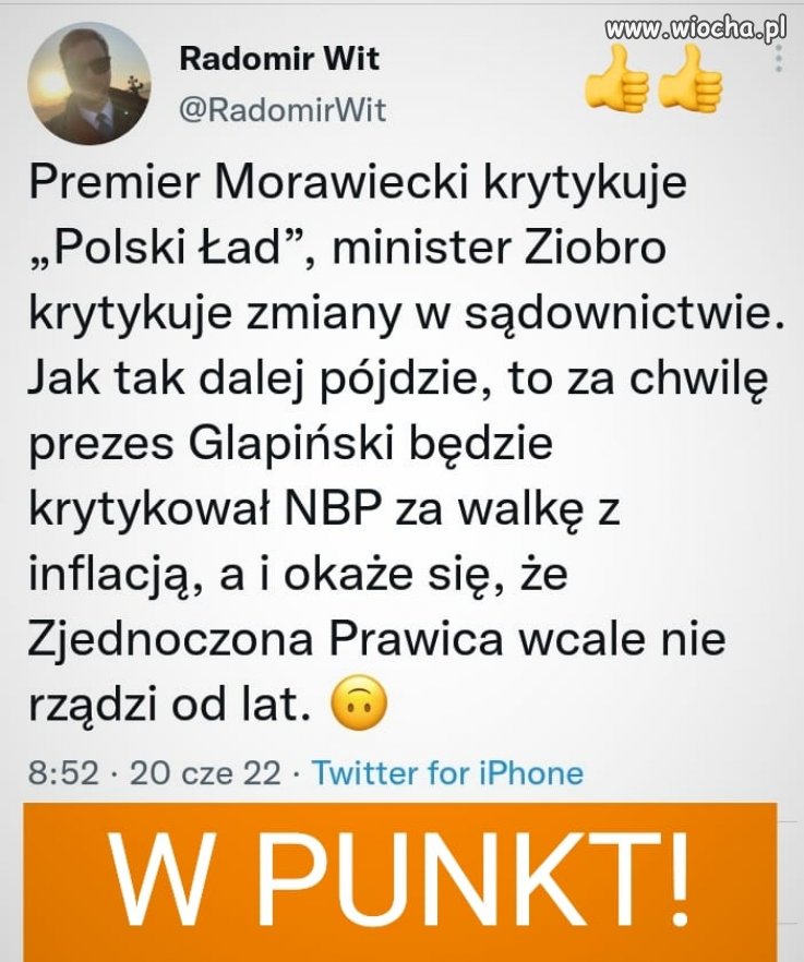 Ten Tusk to dopiero potrafi. 