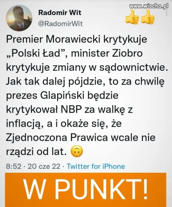 Ten Tusk to dopiero potrafi. 