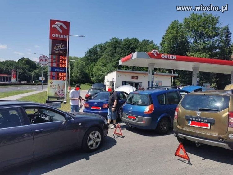 Zablokowali ORLEN w Bielsku-Białej