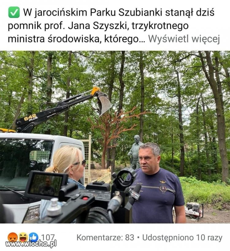 Dlaczego burmistrz zdecydował się na pomnik ?