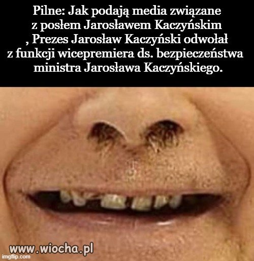 Kaczyński nie jest już wicepremierem.
