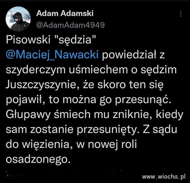 Polityczny ''sędzia''