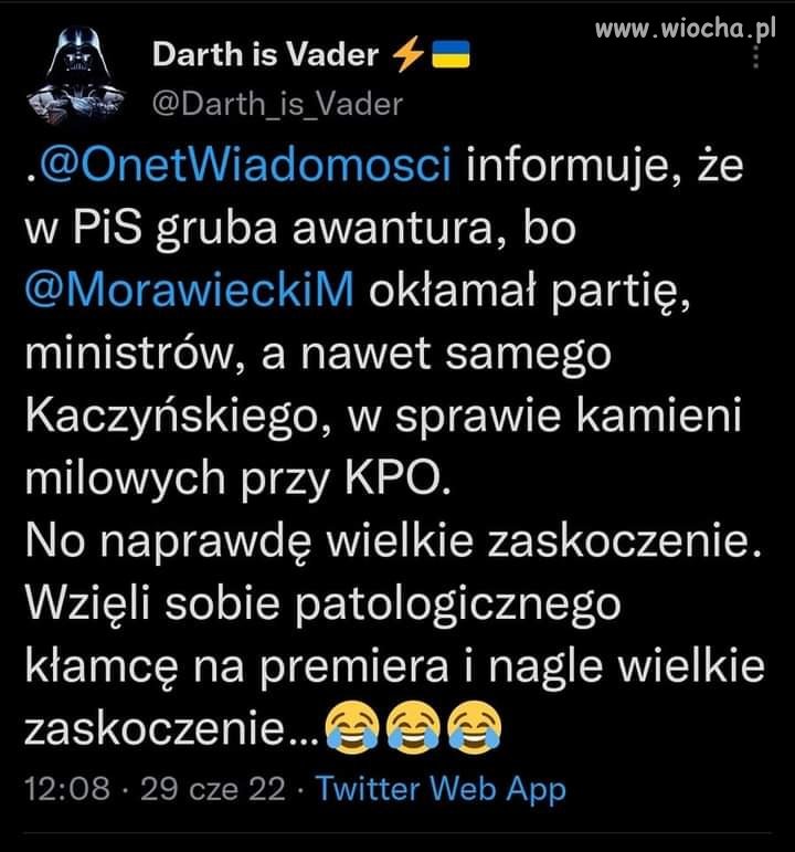 Czyli ich też wydy... oszukał?