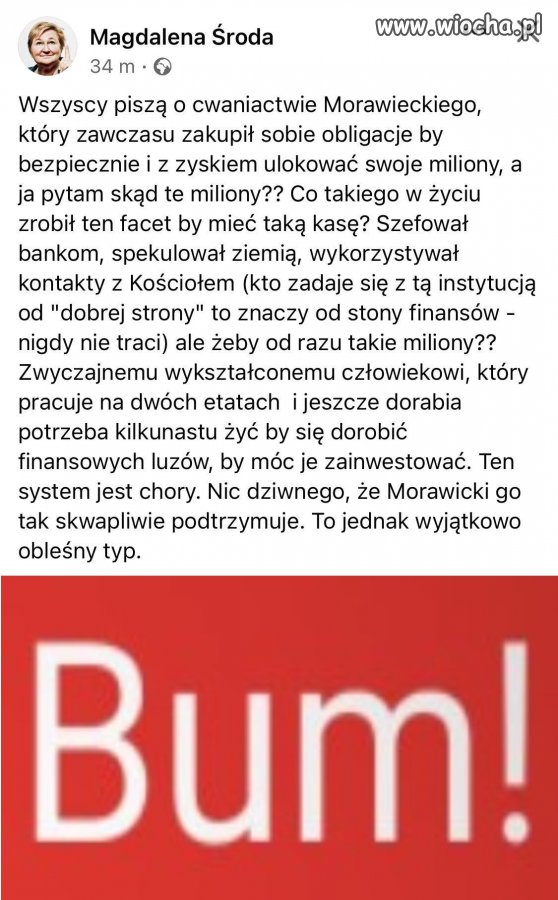 Cwaniactwo i dostęp do informacji, tacy obecnie maja władze a niestety to nasza wina bo są tacy którzy głosują na takich