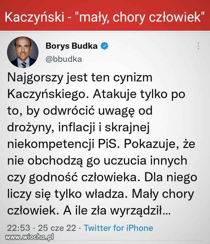 Mały chory osobnik, który nie miał odwagi żyć zgodnie ze swoją naturą!!!