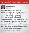 Mały chory osobnik, który nie miał odwagi żyć zgodnie ze swoją naturą!!!