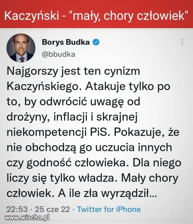 Mały chory osobnik, który nie miał odwagi żyć zgodnie ze swoją naturą!!!