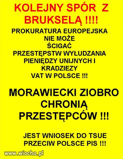 Tym sposobem nie bedzie pieniedzy dla Polski z UE