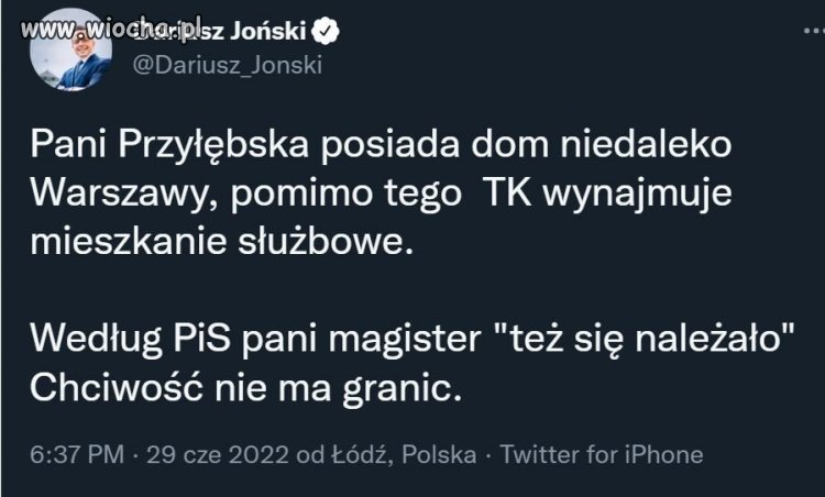 Oprócz szydło następna perełka 