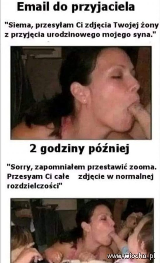 Warto upewnić się, co się wysyła 