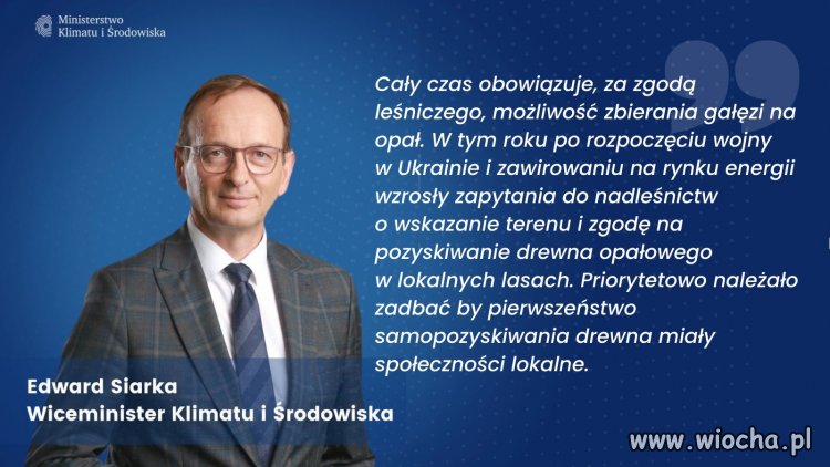 Zamiast atomu- chrust, gałęzie, szyszki i liście