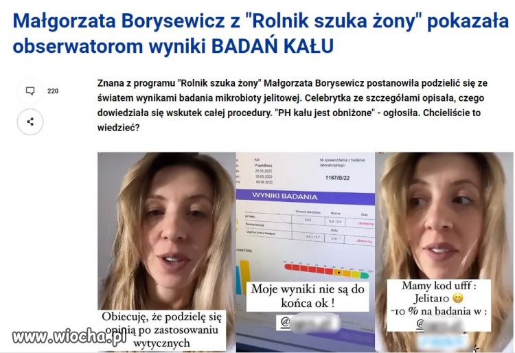 Z życia celebryty...