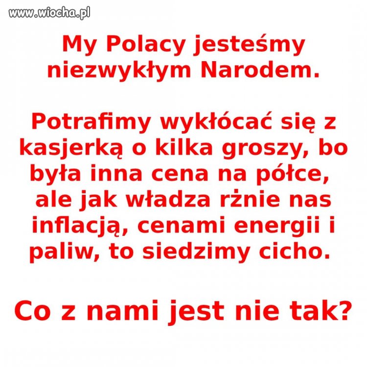 Za dobrze?
