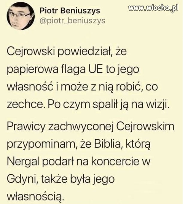 No cóż