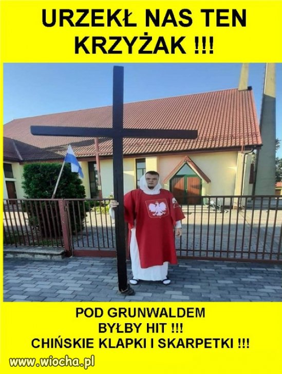 Prawdziwy patriota miał by reklamówke z biedry...