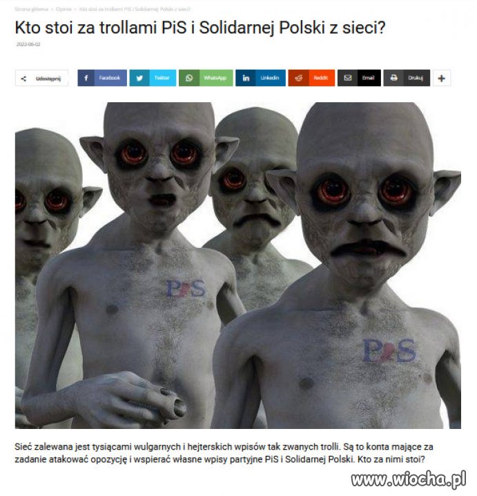 Szarańcza partyjnych trolli zalewa internet!