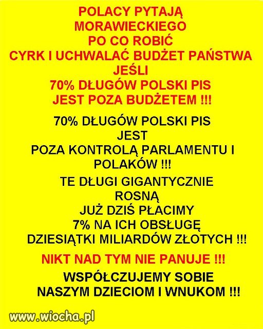 PiS podobno rządzi... tylko czy oni mają jakąkolwiek kontrolę?