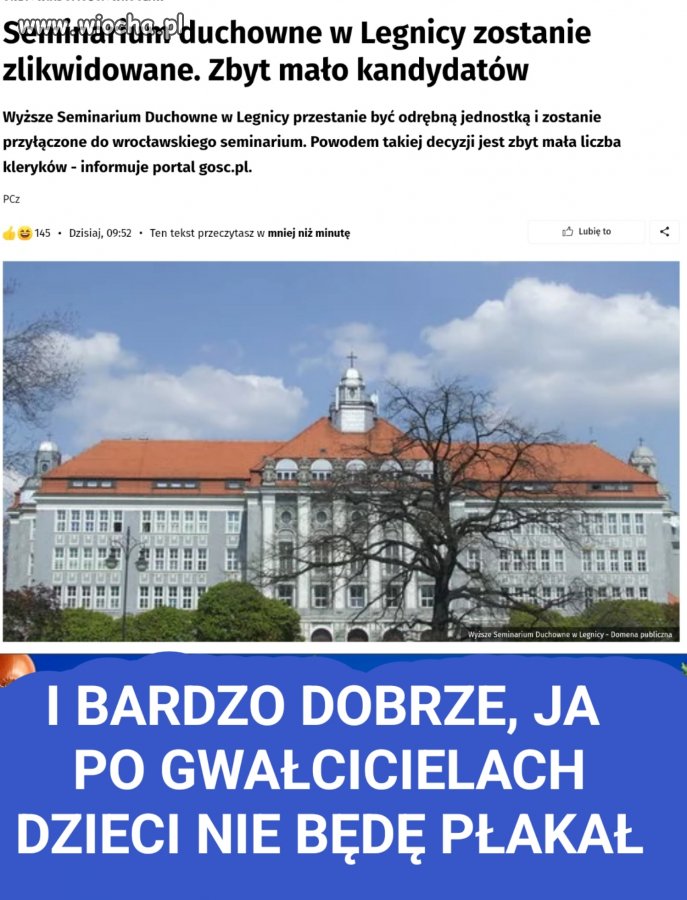 Czekam na kolejne dobre wieści...
