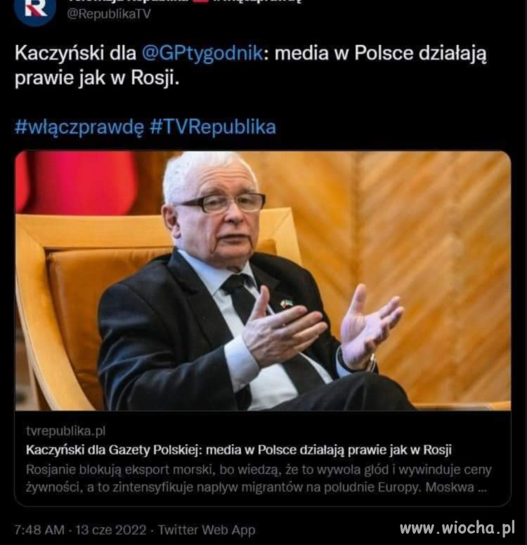 Aż dziwne, że tak powiedział 