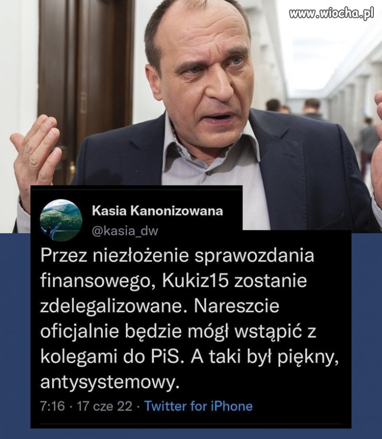 ''Jak zostanę politykiem, to naplujcie mi w ryj  i mówcie do mnie szmato''