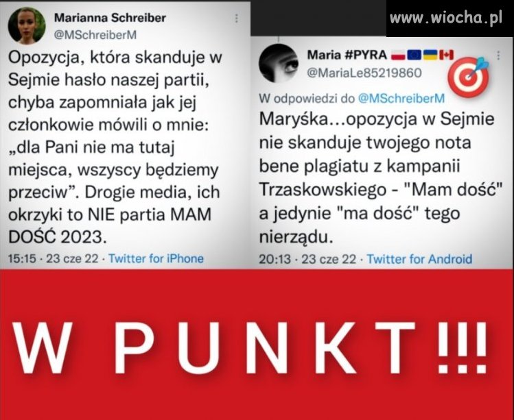 Nazwa partii Marianny Schraiber, 