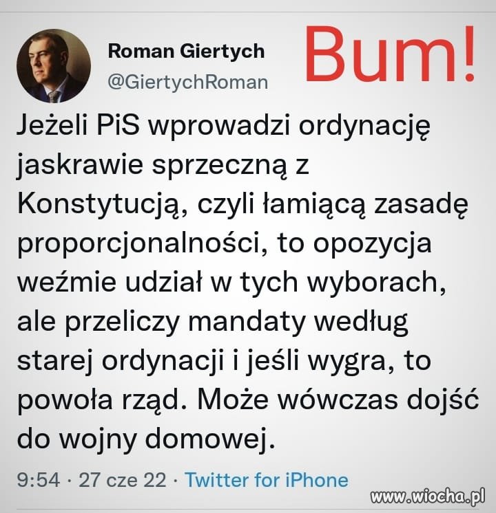 PiS zrobi wszystko, nawet wbrew prawu i Konstytucji, aby nie oddać władzy