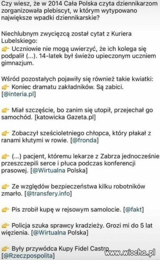 Dziennikarstwo.