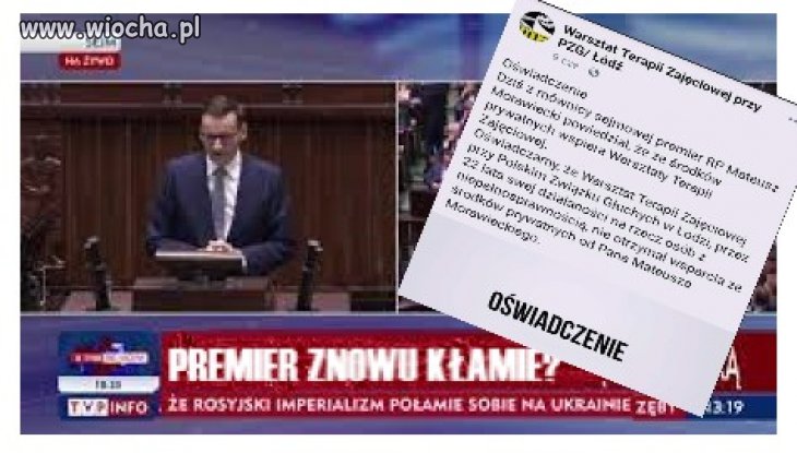 Kłamliwy szef polskiego rządu?