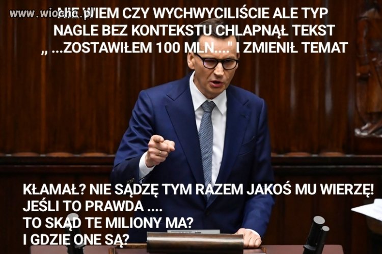 Takie tam usłyszane podczas potoku kłamstw...