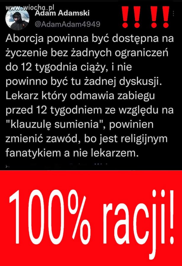 Fanatyków u nas dostatek   