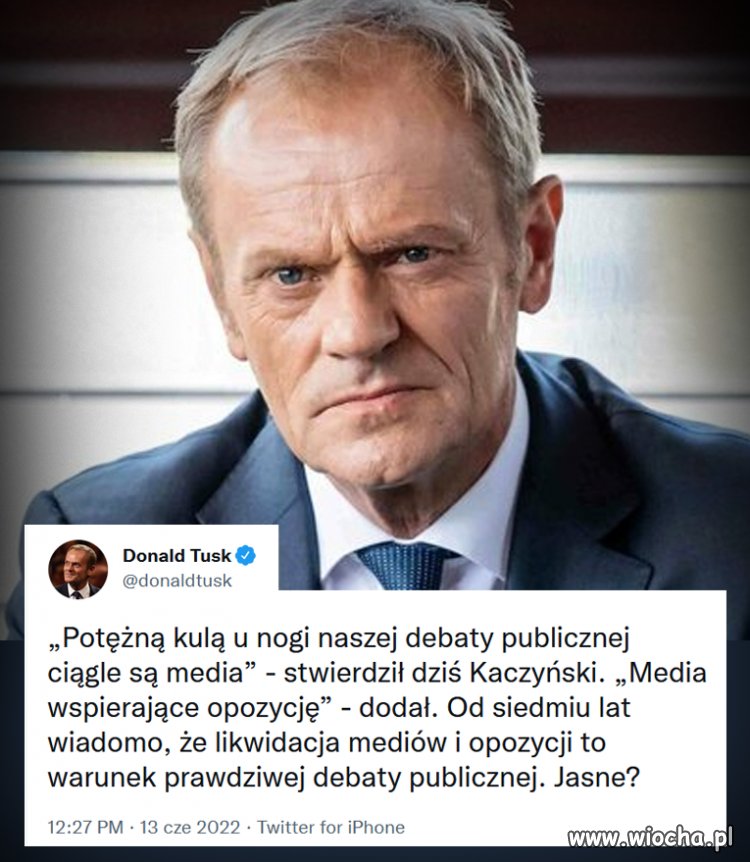 Kaczyński już całkowicie odleciał 