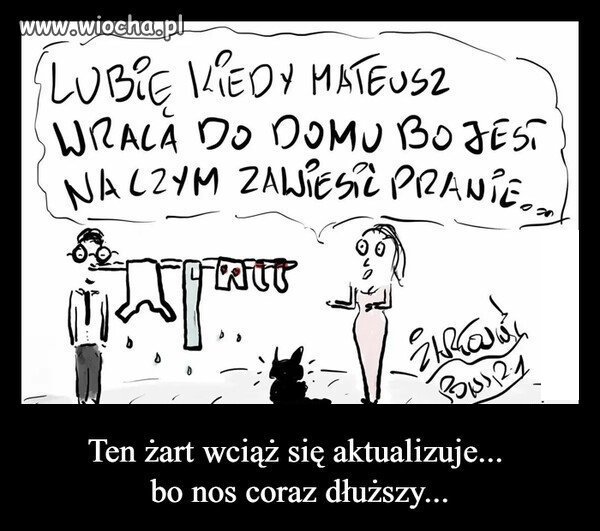 A nos coraz dłuższy