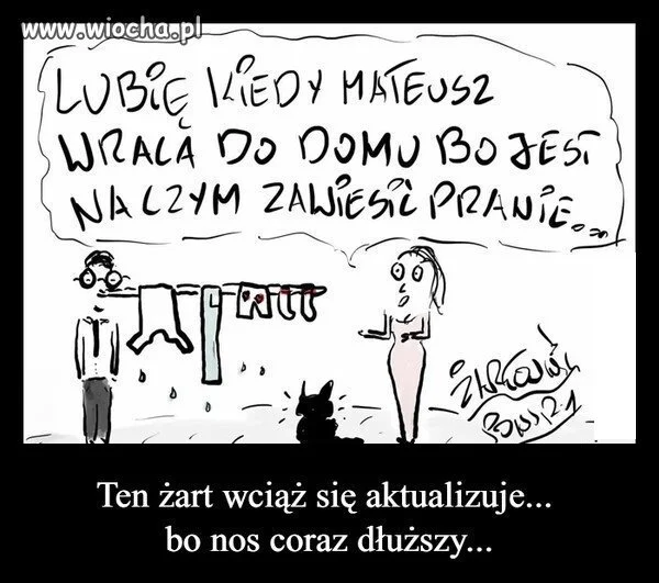 A nos coraz dłuższy