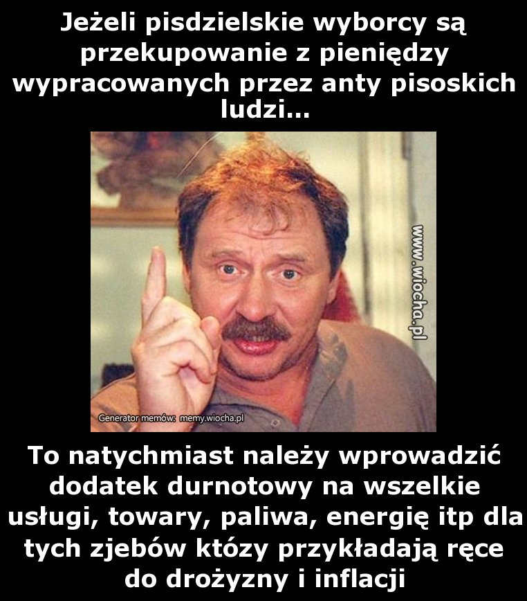 Jeżeli pisdzielskie wyborcy są przekupowanie z