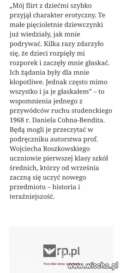 Pedofilia w podręczniku promowanym przez ministra Czarnka