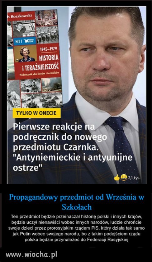 PiS pisze nacjonalistyczna historie od początku...