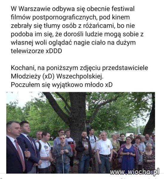 Protest  młodzieży ...